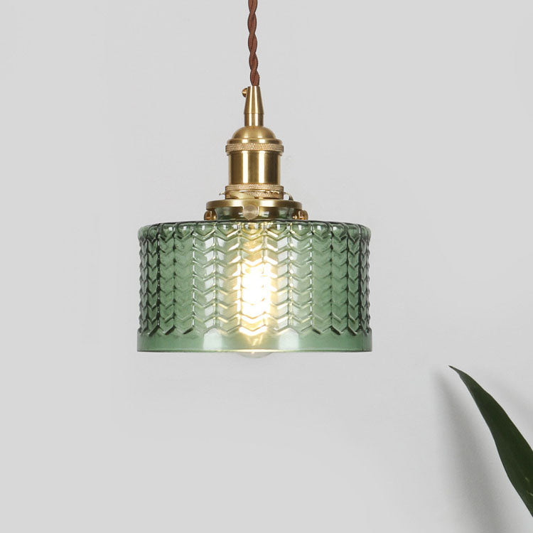 Lights & Brights Japanese Vintage Glass Jar Pendant Light – Copper & Glass