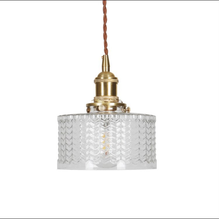 Lights & Brights Japanese Vintage Glass Jar Pendant Light – Copper & Glass
