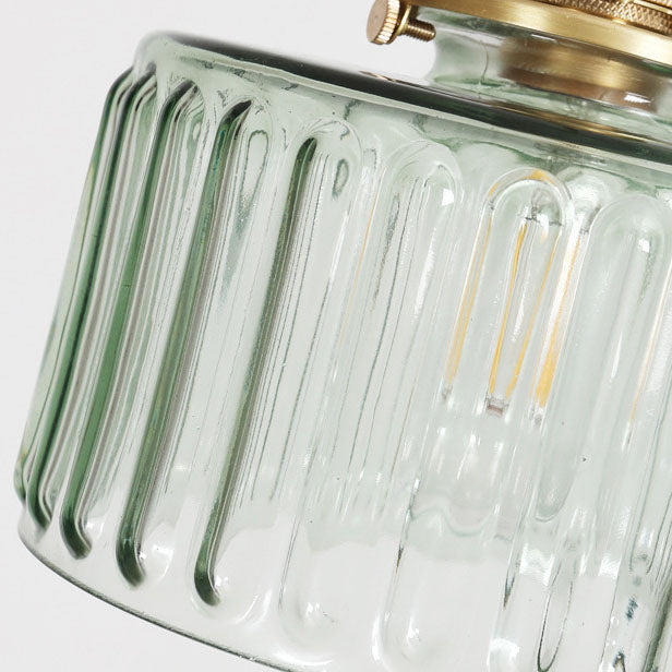 Lights & Brights Japanese Vintage Glass Jar Pendant Light – Copper & Glass