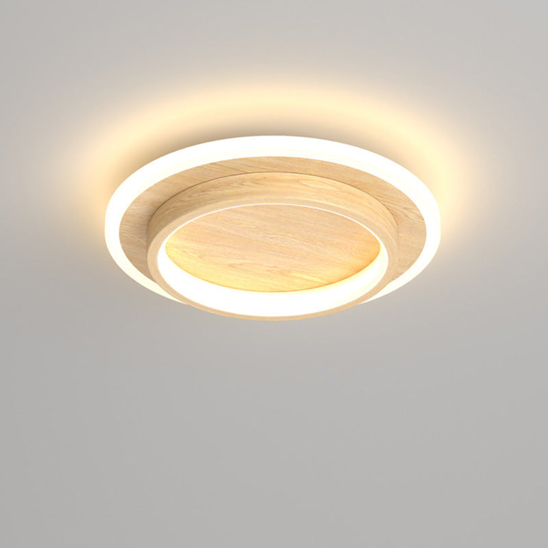 Lights & Brights Modern Round Slim LED Ceiling Light – Iron & Acrylic