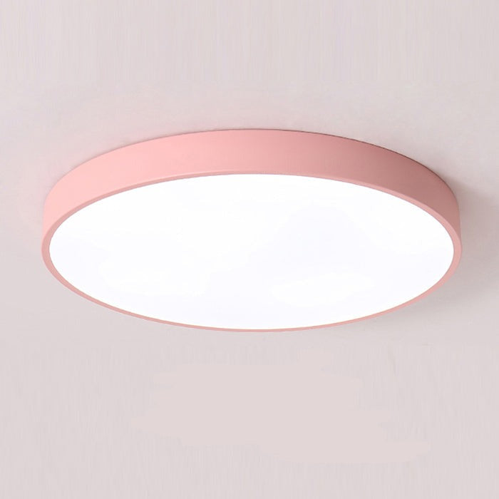 LIGHTS & BRIGHTS | Circular Flush Mount LED Ceiling Light For Living Room
