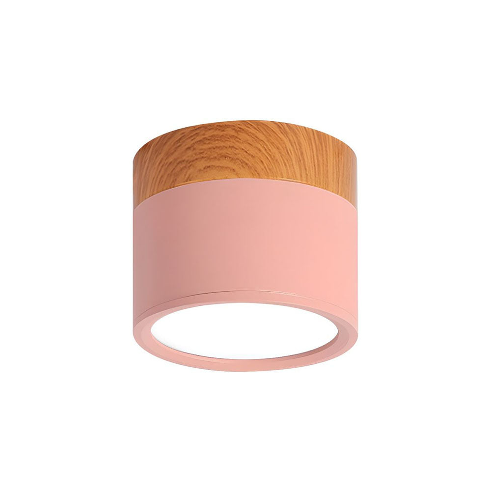 LIGHTS & BRIGHTS | Cylinder Flush Mount LED Ceiling Light for Modern Home