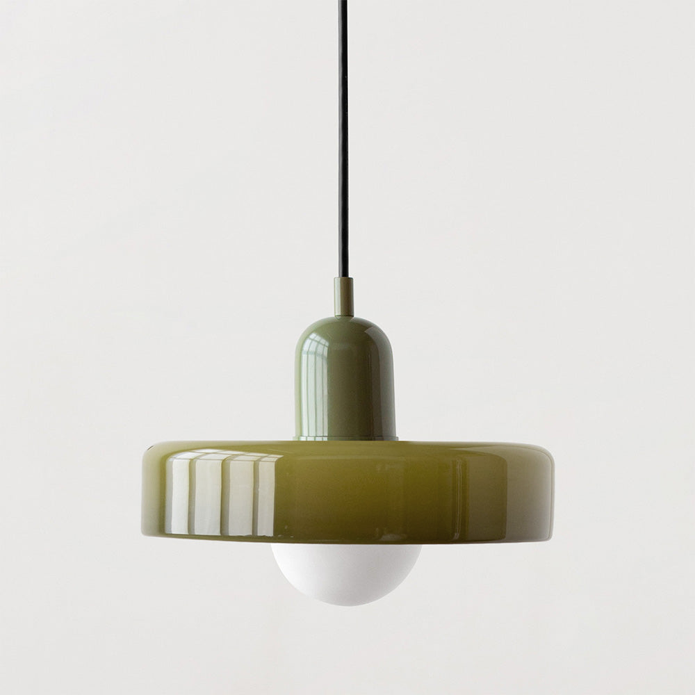 LIGHTS & BRIGHTS | Retro Glass Pendant Light – Plug-In for Kitchen Island & Dining Room