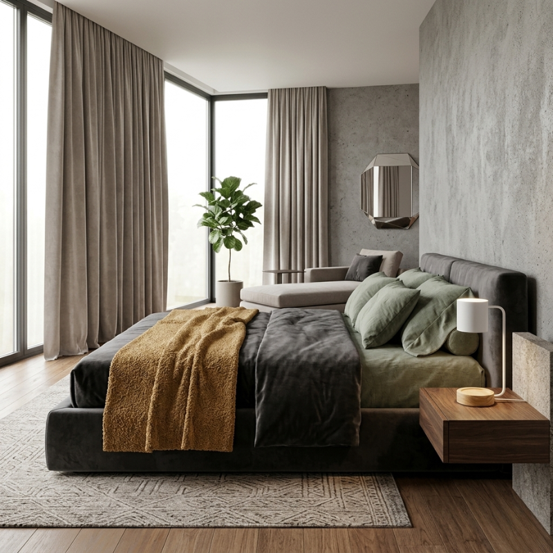 Lights & Brights Japandi Dimmable Wood & Metal Table Lamp
