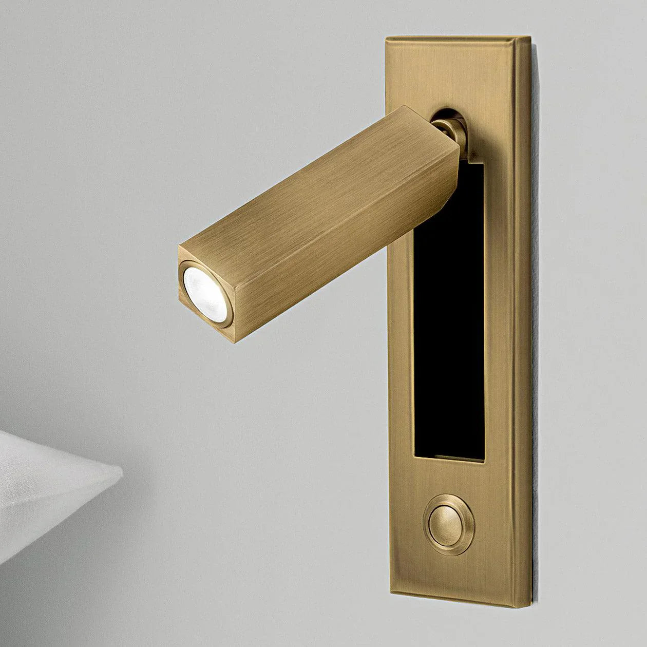 Lights & Brights Modern Rotatable Cylindrical LED Wall Sconce – Aluminum & Acrylic