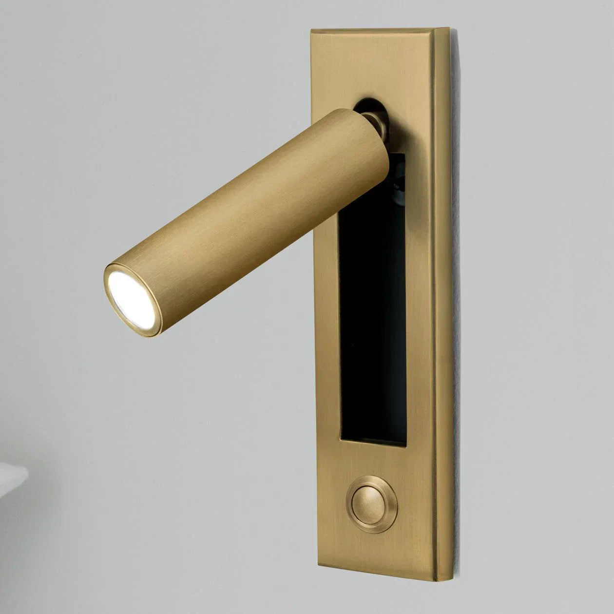 Lights & Brights Modern Rotatable Cylindrical LED Wall Sconce – Aluminum & Acrylic
