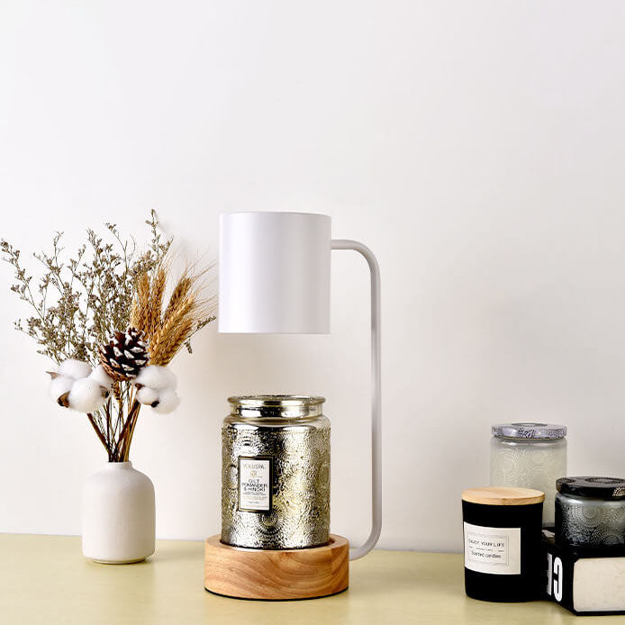 Lights & Brights Japandi Dimmable Wood & Metal Table Lamp