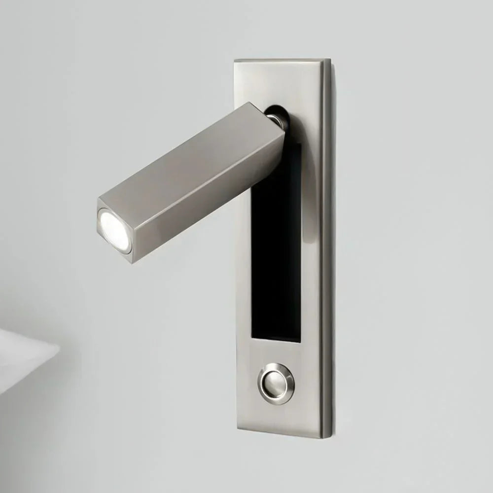 Lights & Brights Modern Rotatable Cylindrical LED Wall Sconce – Aluminum & Acrylic