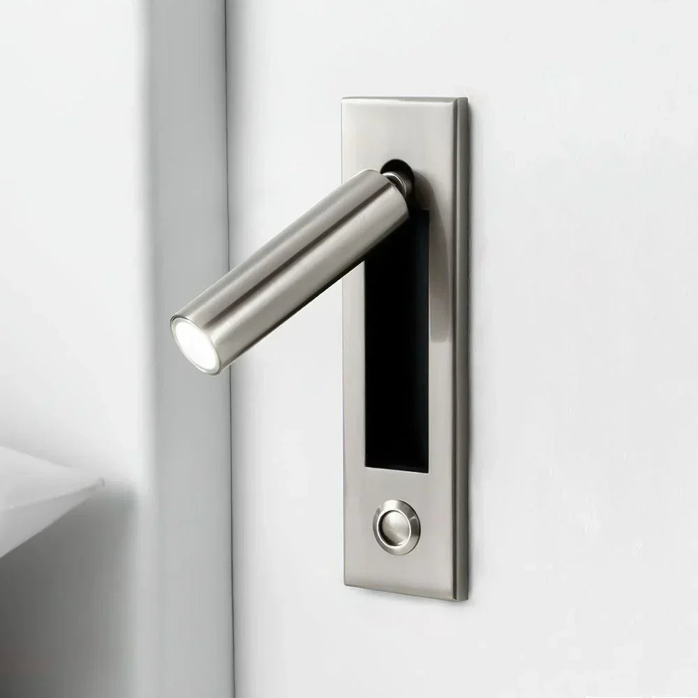 Lights & Brights Modern Rotatable Cylindrical LED Wall Sconce – Aluminum & Acrylic