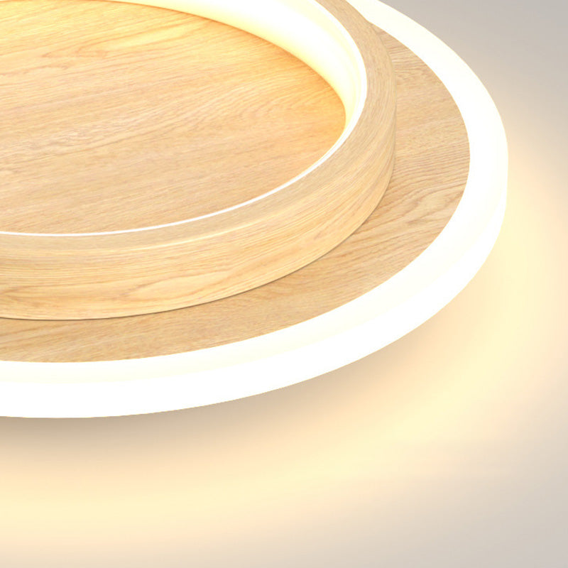 Lights & Brights Modern Round Slim LED Ceiling Light – Iron & Acrylic