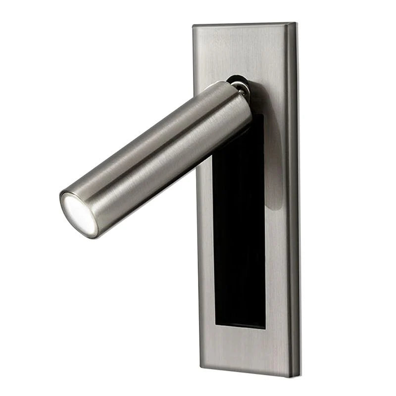 Lights & Brights Modern Rotatable Cylindrical LED Wall Sconce – Aluminum & Acrylic