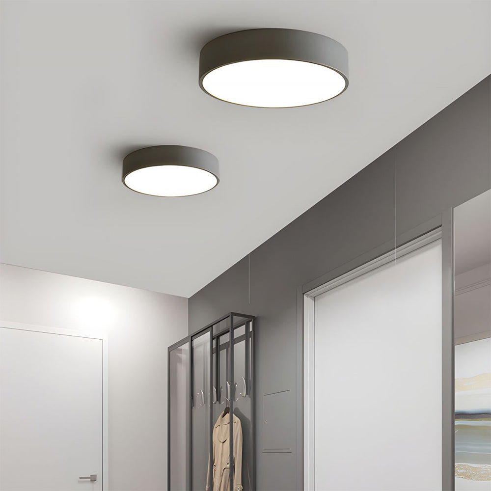 LIGHTS & BRIGHTS | Circular Flush Mount LED Ceiling Light For Living Room