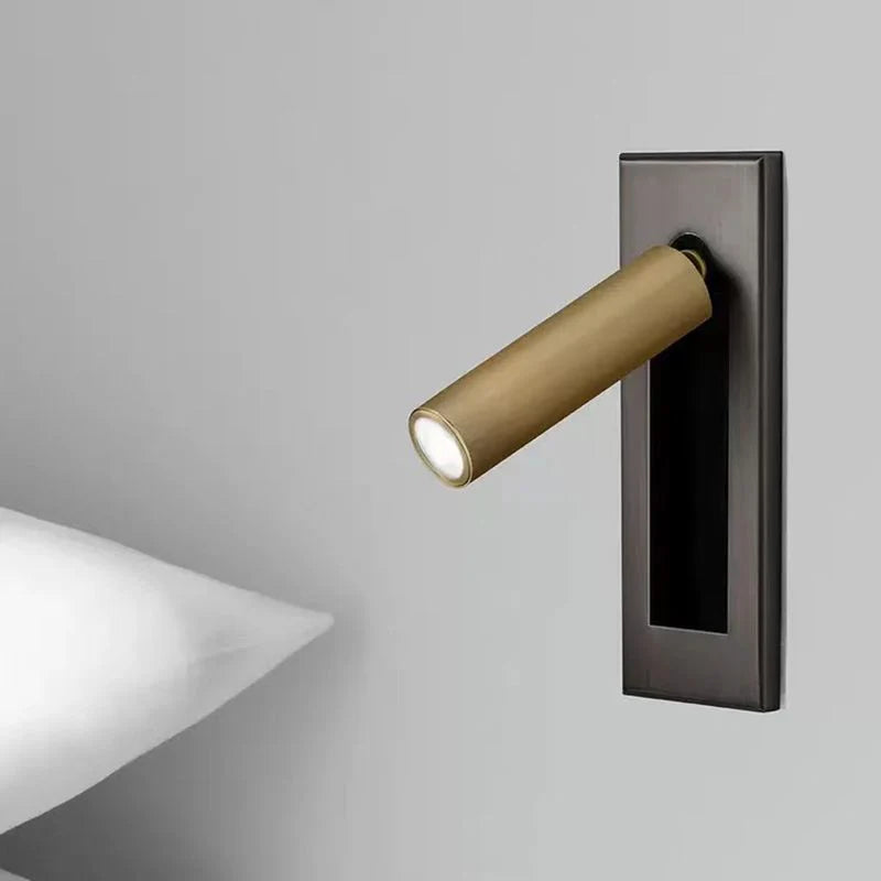 Lights & Brights Modern Rotatable Cylindrical LED Wall Sconce – Aluminum & Acrylic