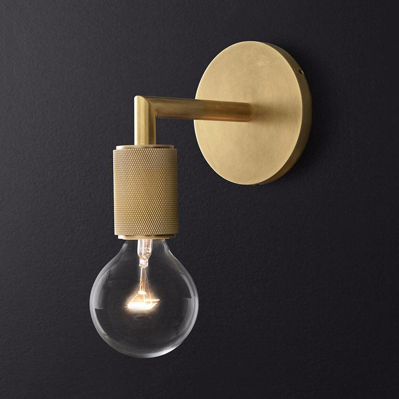 Lights & Brights Modern Double Metal Wall Sconce