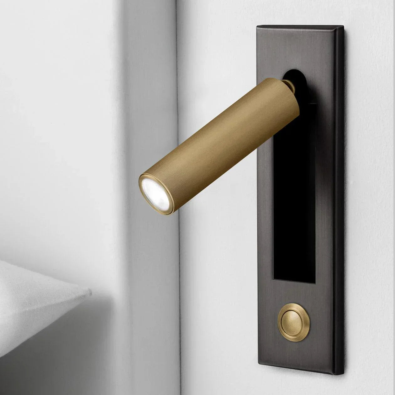 Lights & Brights Modern Rotatable Cylindrical LED Wall Sconce – Aluminum & Acrylic