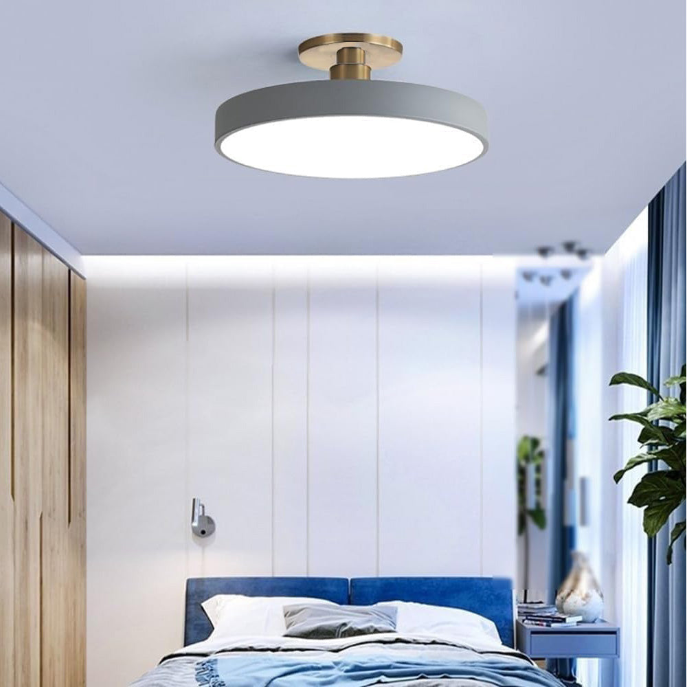 LIGHTS & BRIGHTS | Round LED Flush Mount Ceiling Light for Dining Room, Hallway Lighting