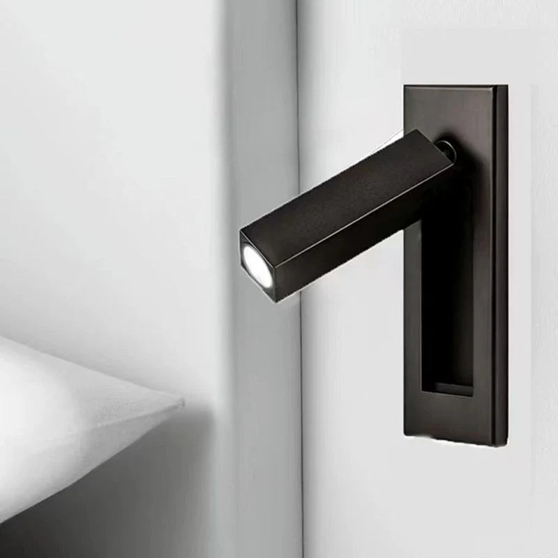 Lights & Brights Modern Rotatable Cylindrical LED Wall Sconce – Aluminum & Acrylic