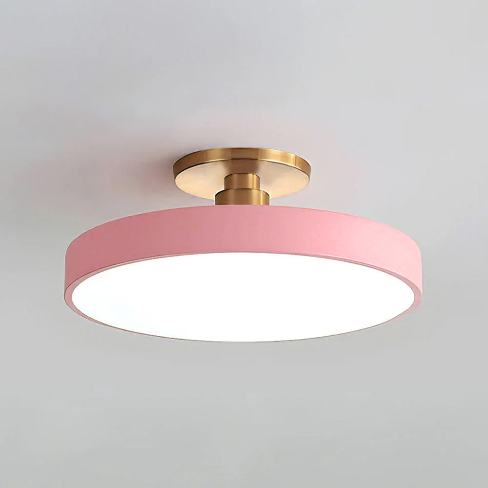 LIGHTS & BRIGHTS | Round LED Flush Mount Ceiling Light for Dining Room, Hallway Lighting