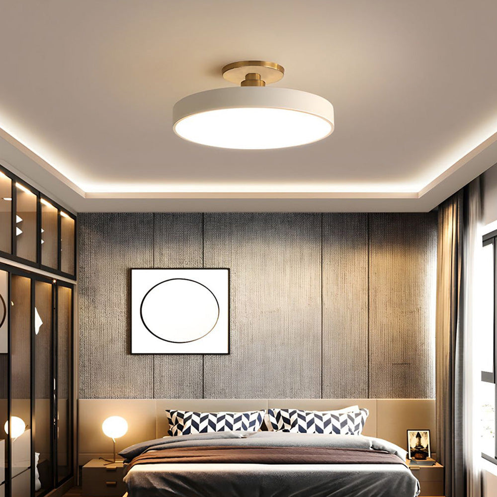 LIGHTS & BRIGHTS | Round LED Flush Mount Ceiling Light for Dining Room, Hallway Lighting