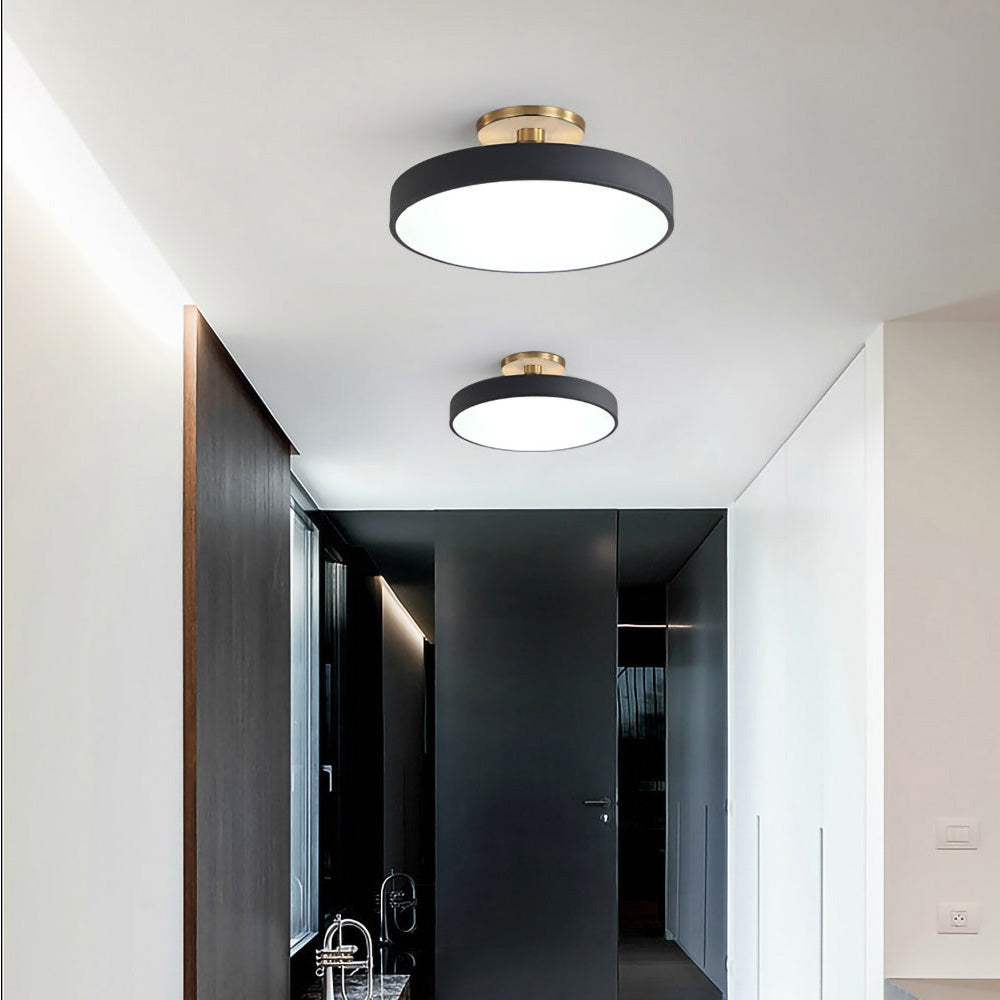 LIGHTS & BRIGHTS | Round LED Flush Mount Ceiling Light for Dining Room, Hallway Lighting
