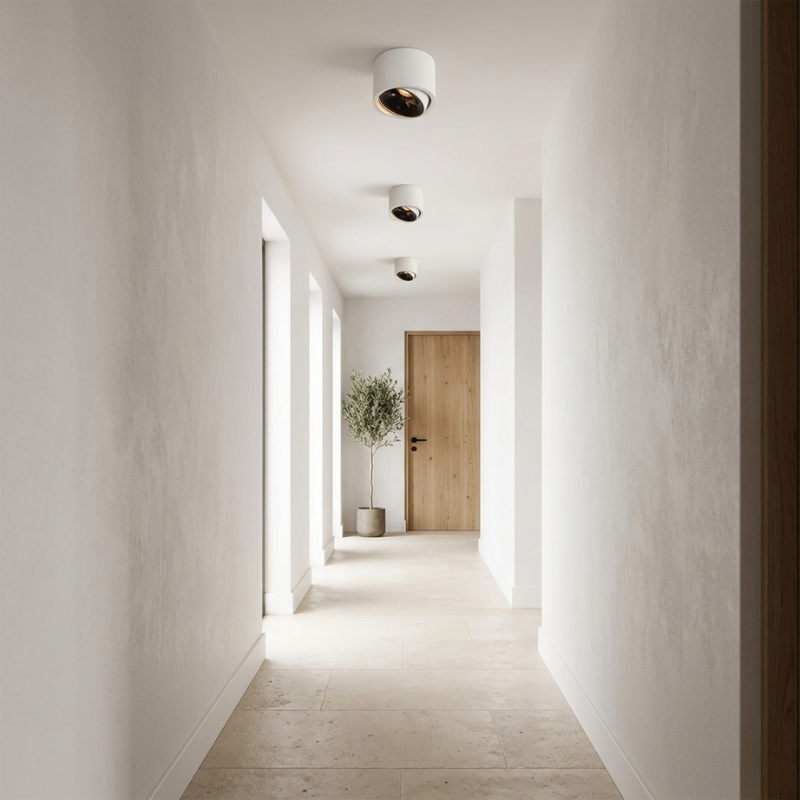Lights & Brights Modern Adjustable LED Ceiling Spotlight – Aluminium