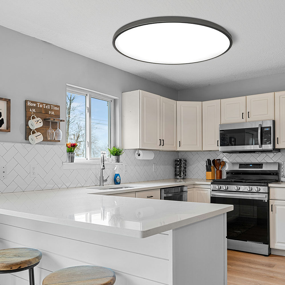 LIGHTS & BRIGHTS | Slim Minimalist LED Ceiling Light , Living Room