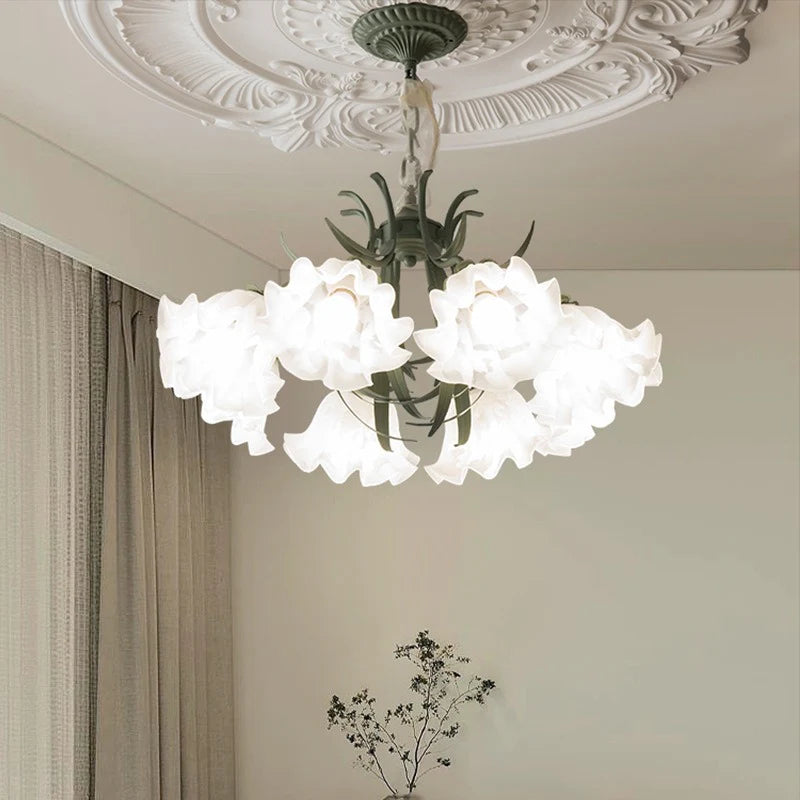 Lights & Brights Floral Lily LED Ceiling Light – Metal & Acrylic Petals