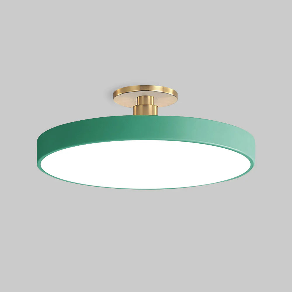 LIGHTS & BRIGHTS | Round LED Flush Mount Ceiling Light for Dining Room, Hallway Lighting