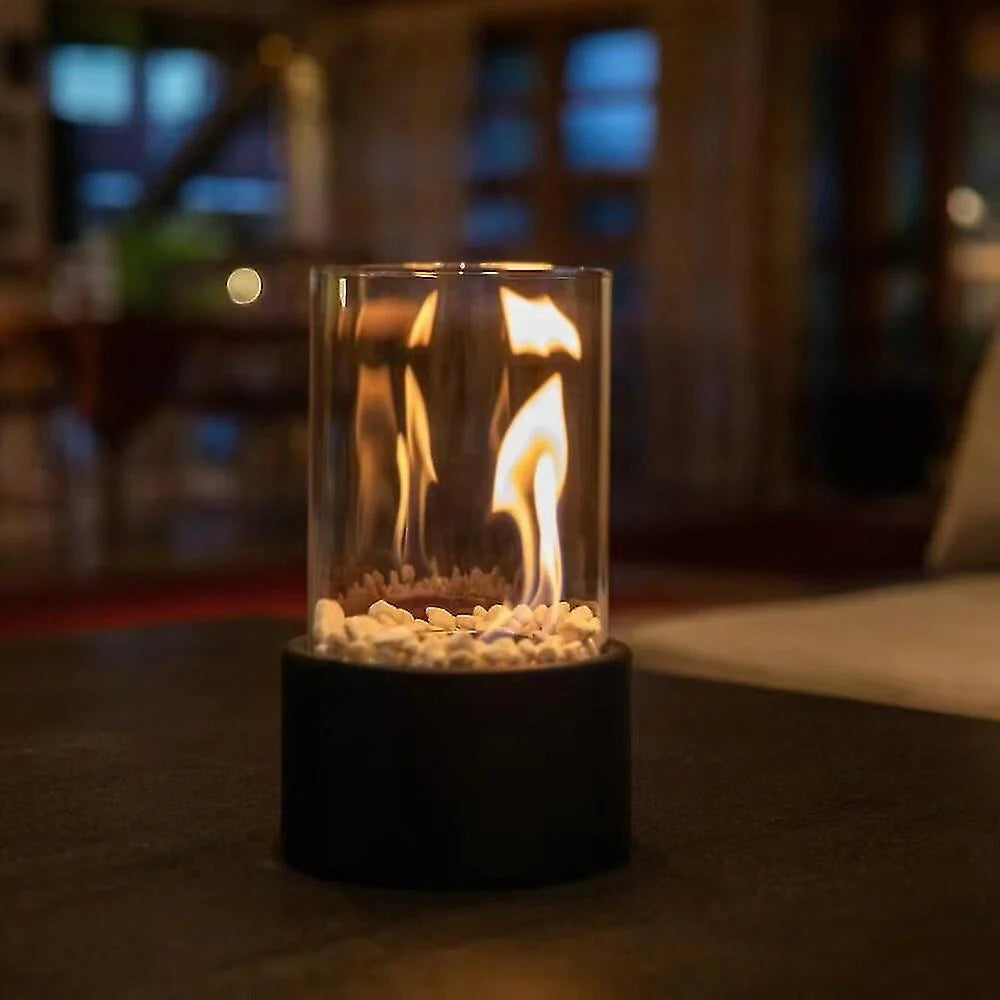Lights & Brights Vintage Oil Lamp Glass Candle Holder – Glass & Metal