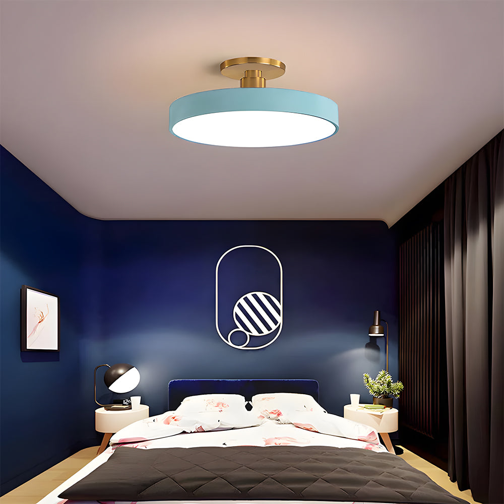 LIGHTS & BRIGHTS | Round LED Flush Mount Ceiling Light for Dining Room, Hallway Lighting