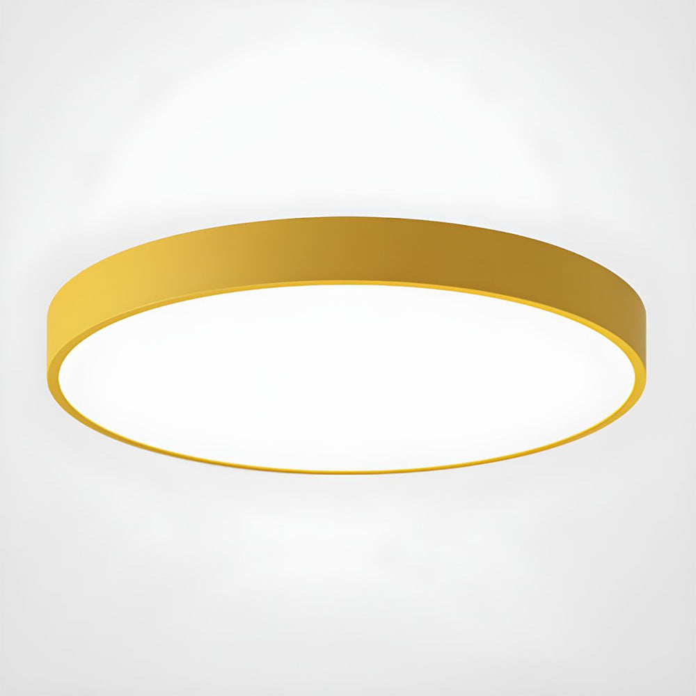 LIGHTS & BRIGHTS | Circular Flush Mount LED Ceiling Light For Living Room