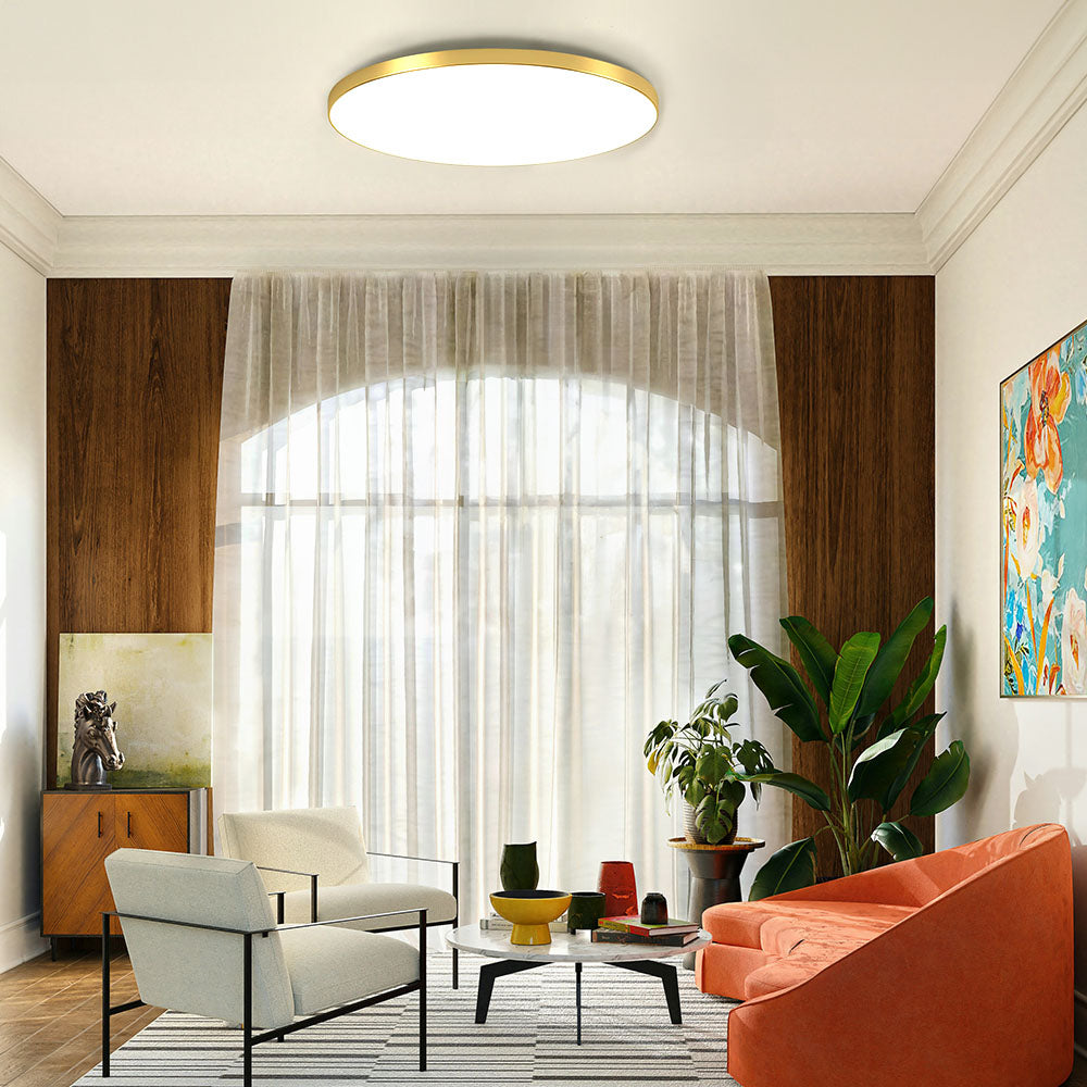 LIGHTS & BRIGHTS | Slim Minimalist LED Ceiling Light , Living Room