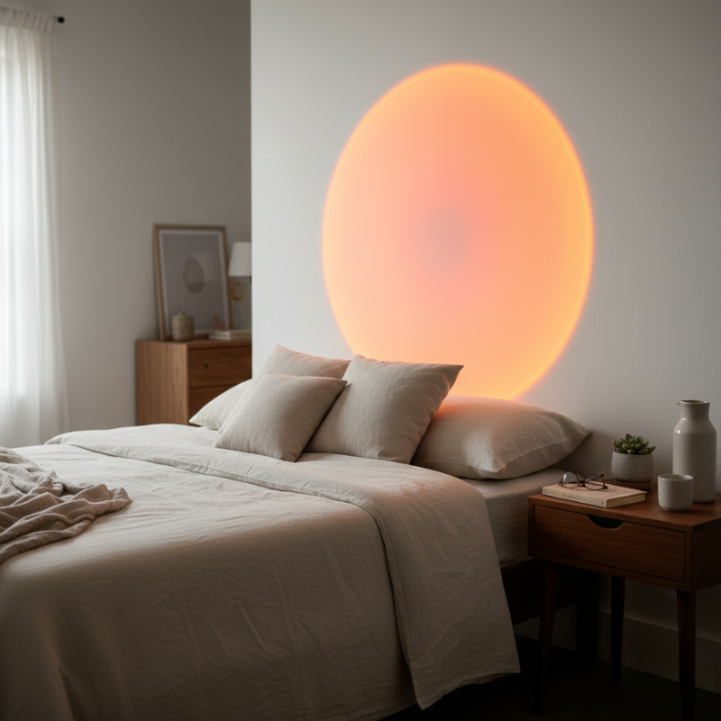Lights & Brights Sunset LED Projection Lamp – 360° Rotating