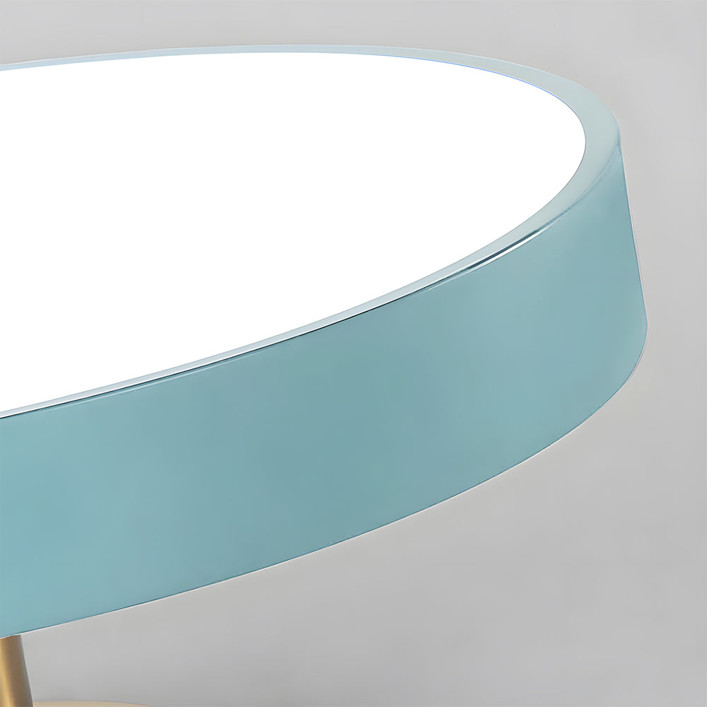 LIGHTS & BRIGHTS | Round LED Flush Mount Ceiling Light for Dining Room, Hallway Lighting