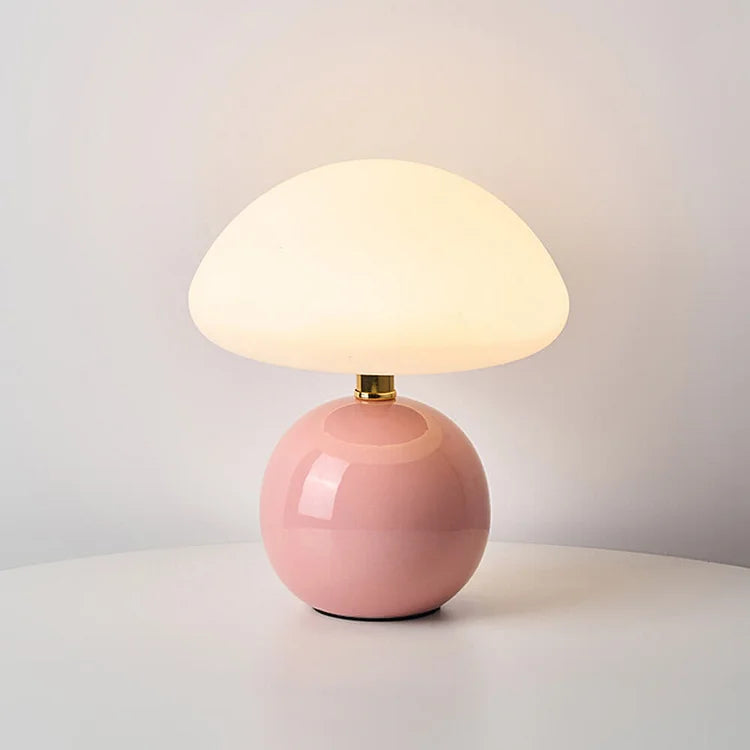Lights & Brights Mushroom Ceramic LED Table Lamp