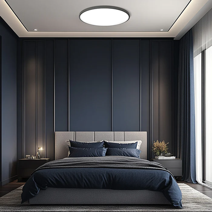 LIGHTS & BRIGHTS | Slim Minimalist LED Ceiling Light , Living Room