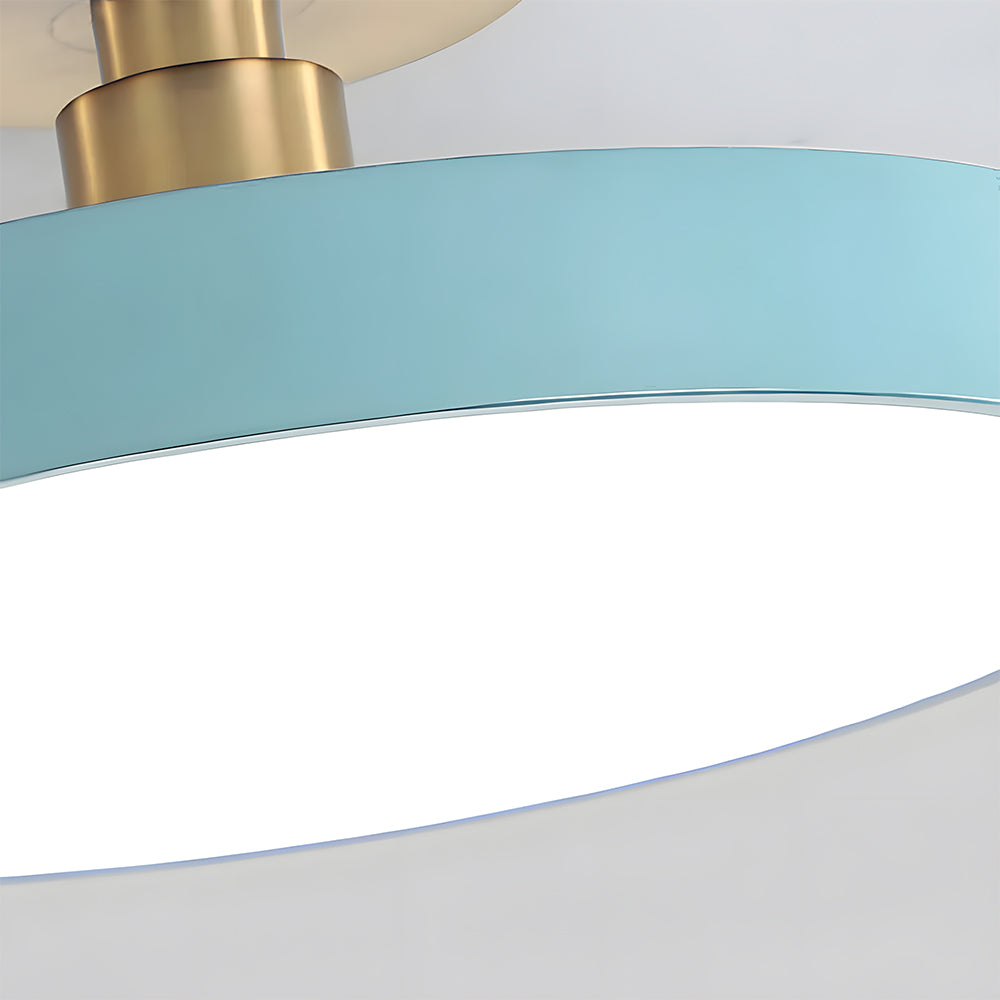 LIGHTS & BRIGHTS | Round LED Flush Mount Ceiling Light for Dining Room, Hallway Lighting