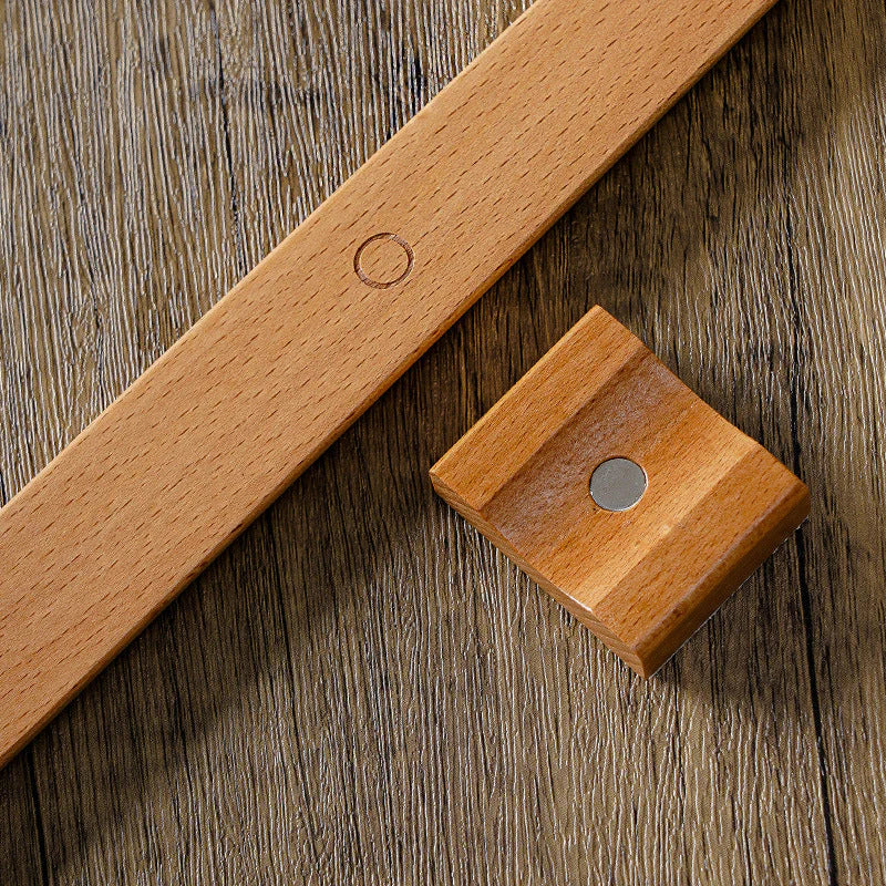 Lights & Brights Modern Magnetic Wall Mount Shoe Horn – Wood