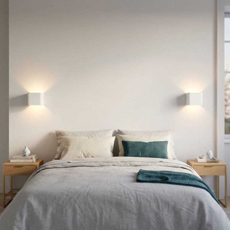 Lights & Brights Modern Cube LED Wall Lamp – Metal & Acrylic