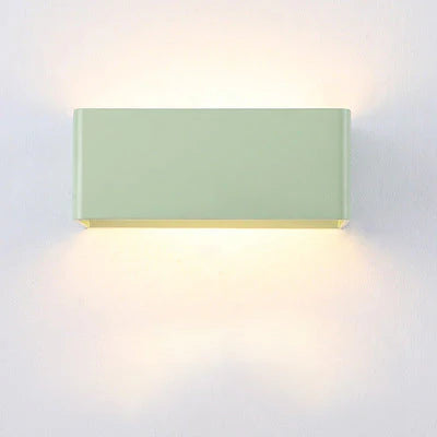 Lights & Brights Modern Cube LED Wall Lamp – Metal & Acrylic
