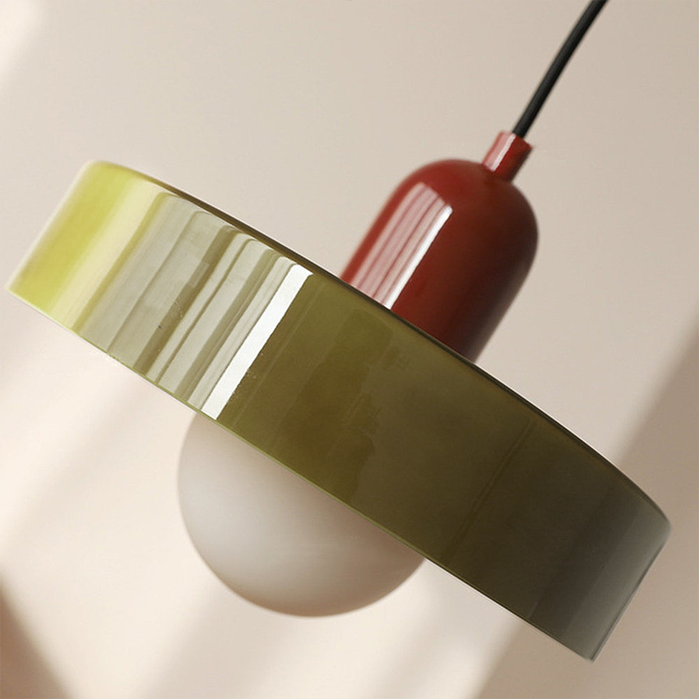 LIGHTS & BRIGHTS | Retro Glass Pendant Light – Plug-In for Kitchen Island & Dining Room