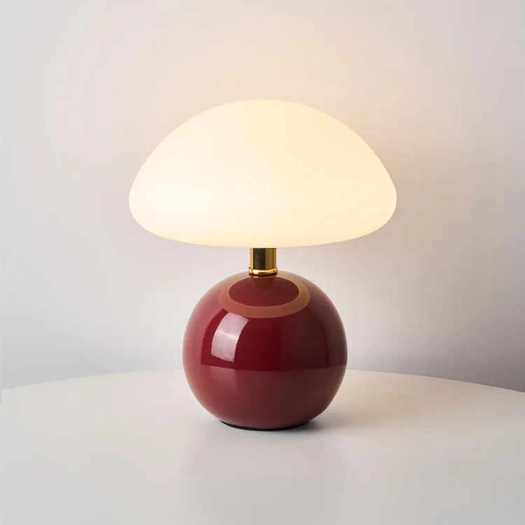 Lights & Brights Mushroom Ceramic LED Table Lamp