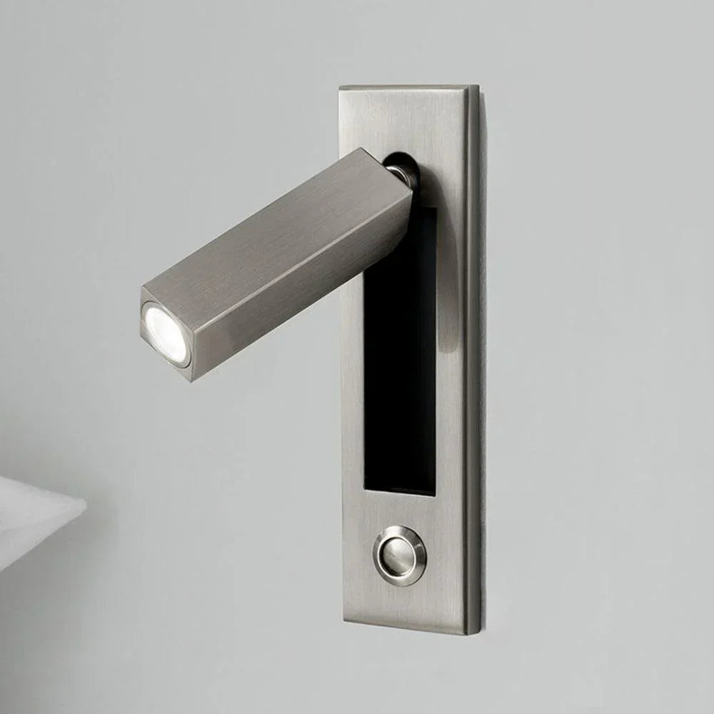Lights & Brights Modern Rotatable Cylindrical LED Wall Sconce – Aluminum & Acrylic
