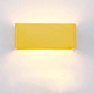Lights & Brights Modern Cube LED Wall Lamp – Metal & Acrylic