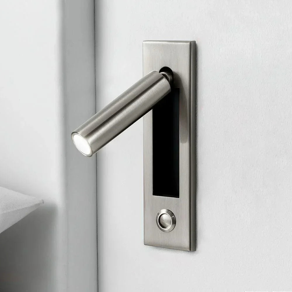 Lights & Brights Modern Rotatable Cylindrical LED Wall Sconce – Aluminum & Acrylic