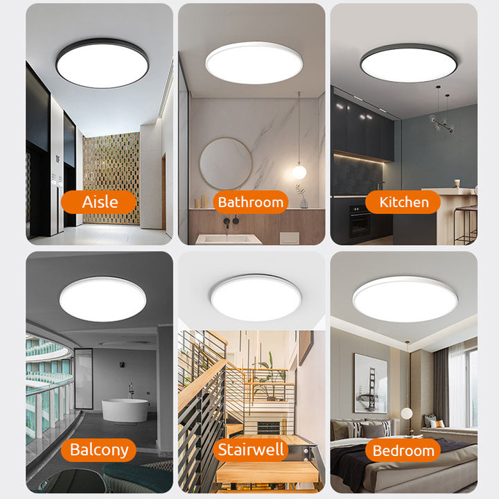 LIGHTS & BRIGHTS | Slim Minimalist LED Ceiling Light , Living Room