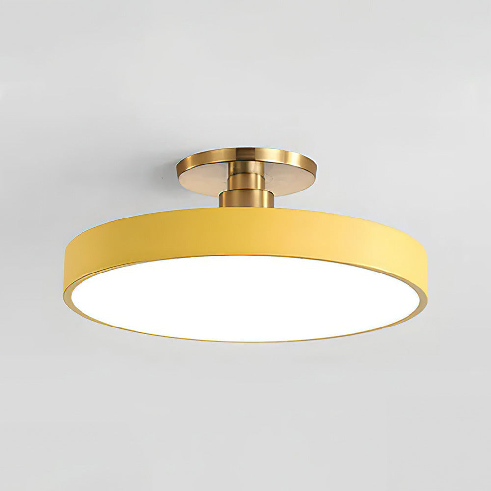 LIGHTS & BRIGHTS | Round LED Flush Mount Ceiling Light for Dining Room, Hallway Lighting