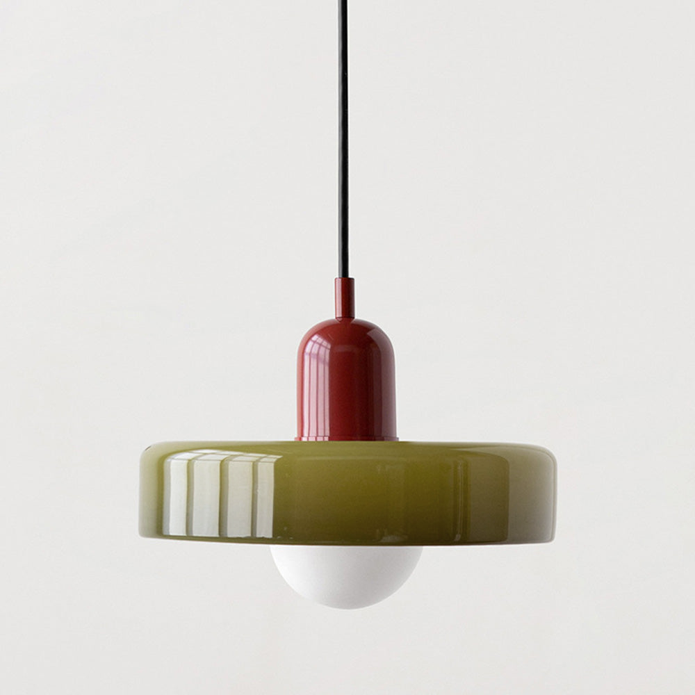 LIGHTS & BRIGHTS | Retro Glass Pendant Light – Plug-In for Kitchen Island & Dining Room