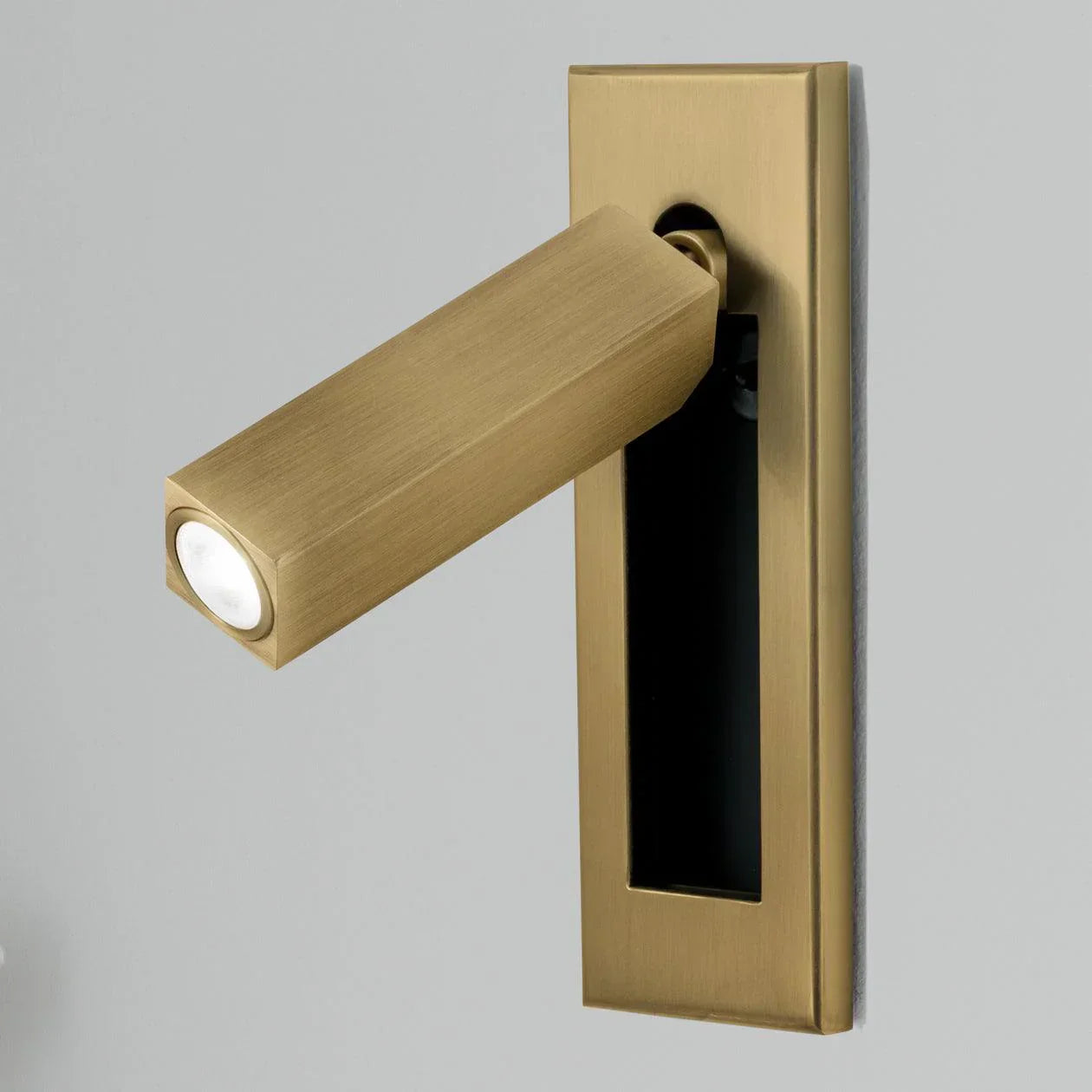 Lights & Brights Modern Rotatable Cylindrical LED Wall Sconce – Aluminum & Acrylic