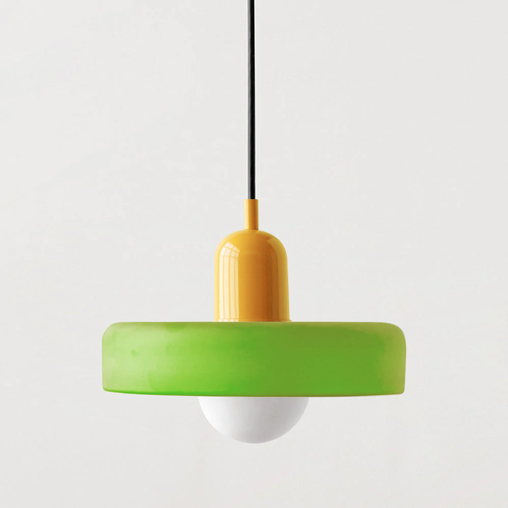 LIGHTS & BRIGHTS | Retro Glass Pendant Light – Plug-In for Kitchen Island & Dining Room